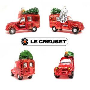 NWT Le Creuset Holiday Hanging Decoration Ornament Red Truck Tree